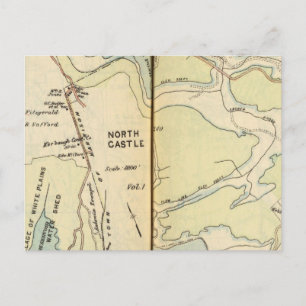 New Castle, New York 3 Postkarte