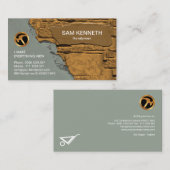 New Cement Works Old Brick Wall Handyman Visitenkarte (Vorne/Hinten)