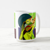 New Cham On The Block—Jackson’s Chameleon Kaffeetasse (VorderseiteRechts)