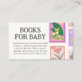 New Chapter Baby Shower Books for Baby Begleitkarte (Vorderseite)