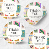 New Chapter Baby Shower  Runder Aufkleber