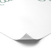 New Chapter Begins, Book Themed Welcome Poster (Ecke)