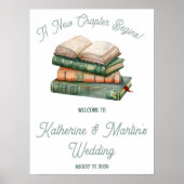 New Chapter Begins, Book Themed Welcome Poster (Vorne)