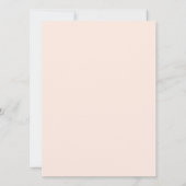 New Chapter Begins Bridal Shower Book Stack Floral Einladung (Rückseite)