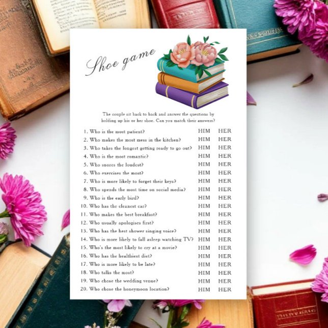 New Chapter Begins Bridal shower Shoe game (Von Creator hochgeladen)