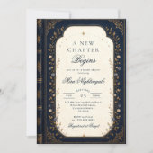 New Chapter begins Fantasy Enchanted bridal shower Einladung (Vorderseite)