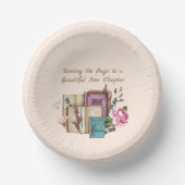 New Chapter Begins Floral New Beginnings Pappteller (Vorderseite)