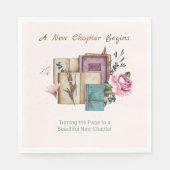 New Chapter Begins Floral New Beginnings Serviette (Vorderseite)
