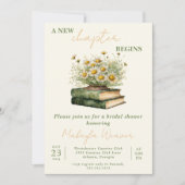 New Chapter Begins, Storybook Bridal Shower Einladung (Vorderseite)