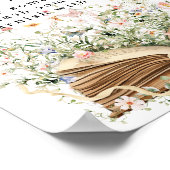 New Chapter Book Theme bridal shower mimosa bar Poster (Ecke)