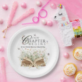 New Chapter Book Theme bridal shower Pappteller (Party)
