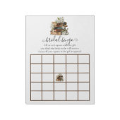 New Chapter Bridal Shower Bingo Notizblock (Rotiert)