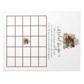 New Chapter Bridal Shower Bingo Notizblock (Vorderseite)