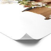 New Chapter Bridal Shower Welcome Sign Poster (Ecke)