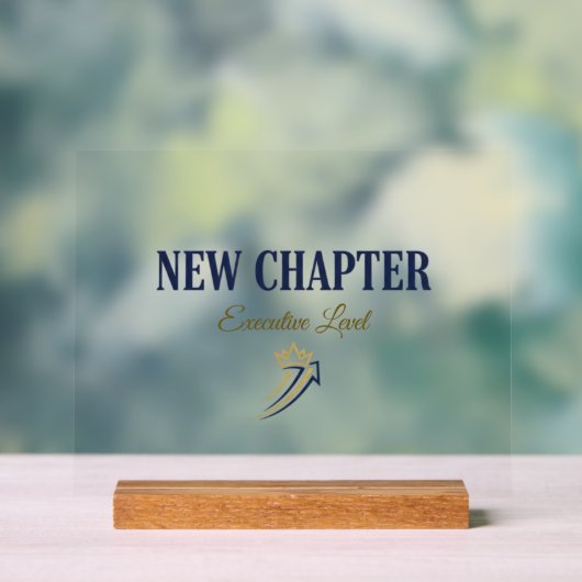 New Chapter Executive Level Acrylschild (Neutral)
