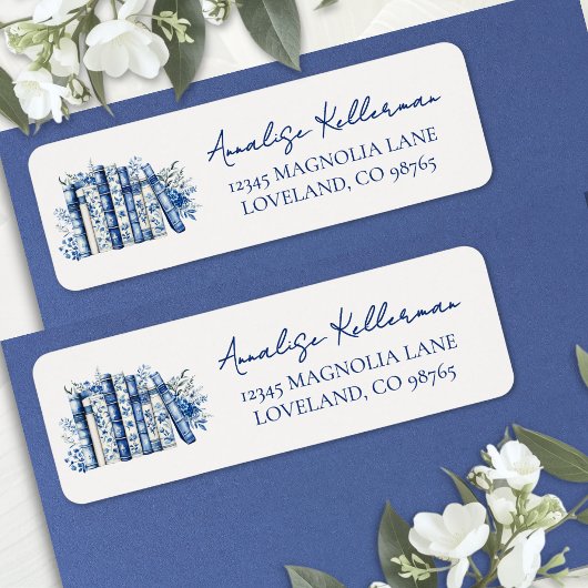 New Chapter Floral Book Return Address