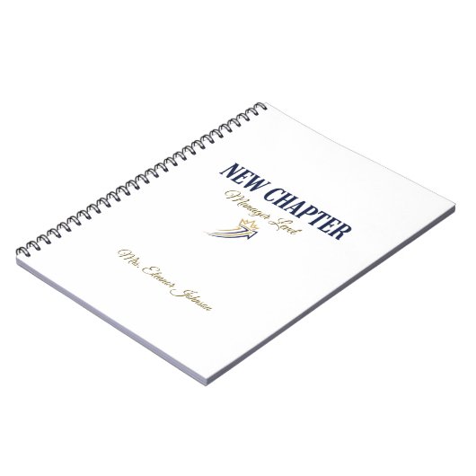 New Chapter Manager Level Personalized Notizblock (Linke Seite)