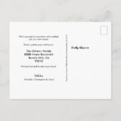 New Chapter New Home Family Custom Photo and House Postkarte (Rückseite)