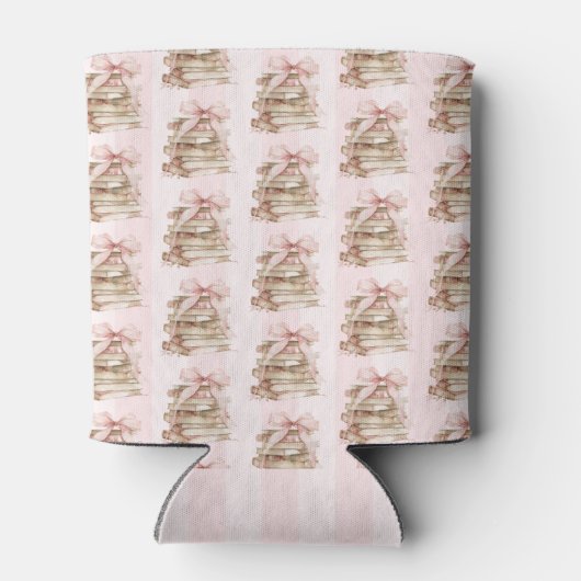 New Chapter Pink Bow Stripes Dosenkühler (Rückseite)