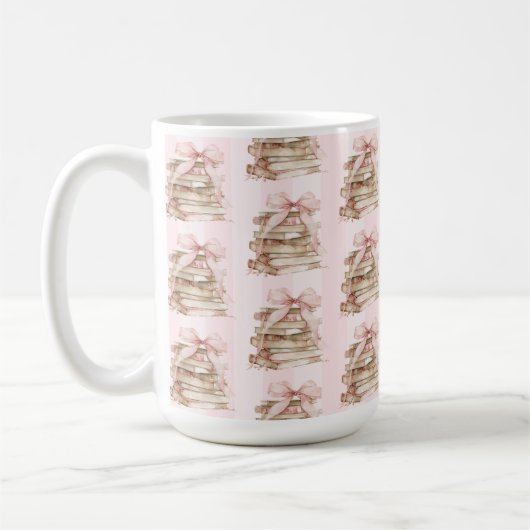 New Chapter Pink Bow Stripes Kaffeetasse (Links)