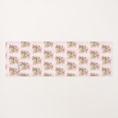 New Chapter Pink Bow Stripes Yogamatte (Rückseite (Horizontal))