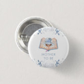 New Chapter Snowball Mother To Be Baby Shower Button (Vorne & Hinten)