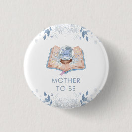 New Chapter Snowball Mother To Be Baby Shower Button