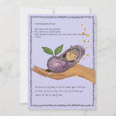 New Chapter Storybook Draw a Baby Shower Game Card Einladung (Rückseite)