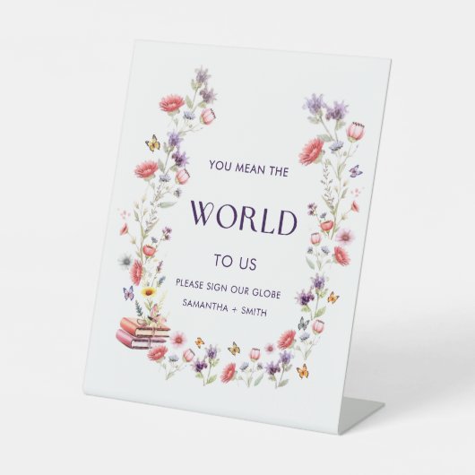 New Chapter Storybook Hochzeitsdusche - Signiert u Sockelschild (Vorderseite)