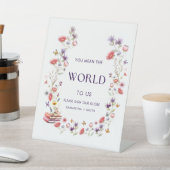 New Chapter Storybook Hochzeitsdusche - Signiert u Sockelschild (In SItu)