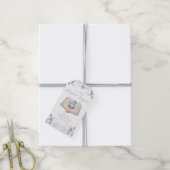 New Chapter Winter Floral Snowball Baby Shower  Geschenkanhänger (Mit Garn)