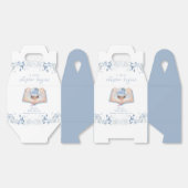 New Chapter Winter Floral Snowball Baby Shower Geschenkschachtel (Ungeklappt)