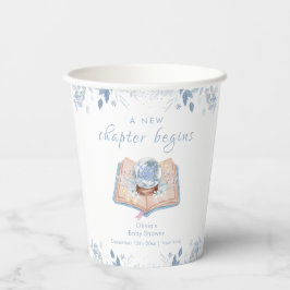 New Chapter Winter Floral Snowball Baby Shower  Pappbecher