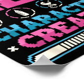 New Character D Gamer Pregnancy Announcement  Poster (Ecke)