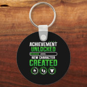 New Character D Gamer Pregnancy Announcement  Schlüsselanhänger (Vorderseite)