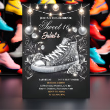 New Chic Shoe Girl Sweet 16 Sneaker Ball Geburtsta