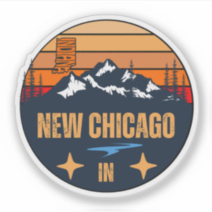 New Chicago, Indiana Aufkleber