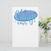 NEW-Chicago-Retro Briefpapier (Stehend Vorderseite)