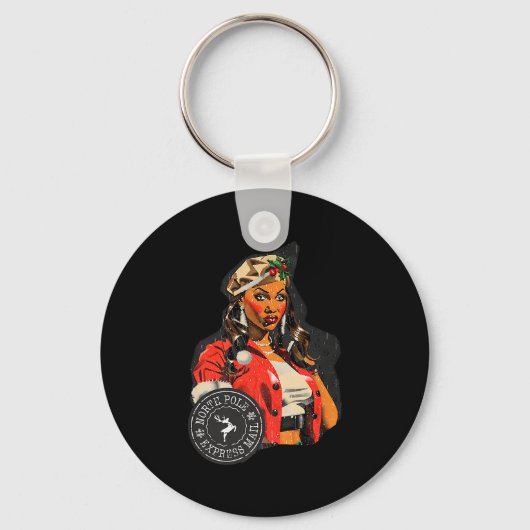 New Christmas North Le Express Mail Design Made Wi Schlüsselanhänger (Vorderseite)