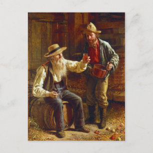 New Cider von Thomas Waterman Wood (1868) Postkarte