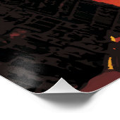 New City, 2013-Mixed Media Vibrant Art Poster (Ecke)