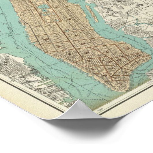 New City, Brooklyn Poster (Ecke)