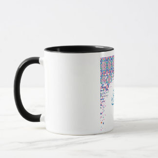 New Colorful Eid Mubarak Geometric Design Tasse