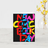 New Comic Book Day (overlap)  Karte (Gelbe Blume)
