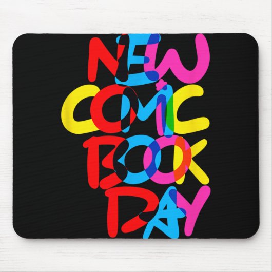 New Comic Book Day (overlap) Mousepad (Vorne)