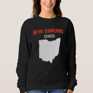 New Concord Ohio USA State America Travel Ohioan Sweatshirt
