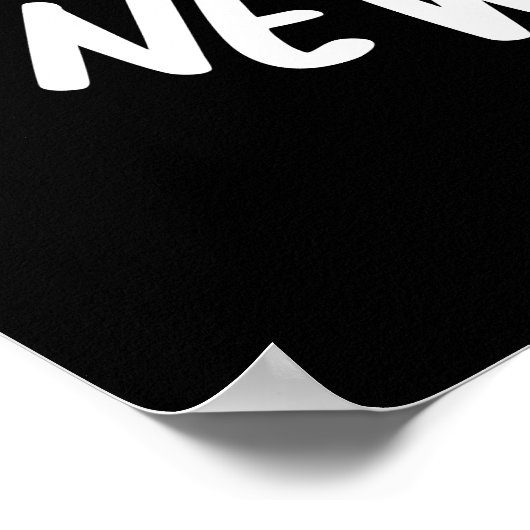 New cumber Funny Veggie Cucumber Pun Dark BG Poster (Ecke)