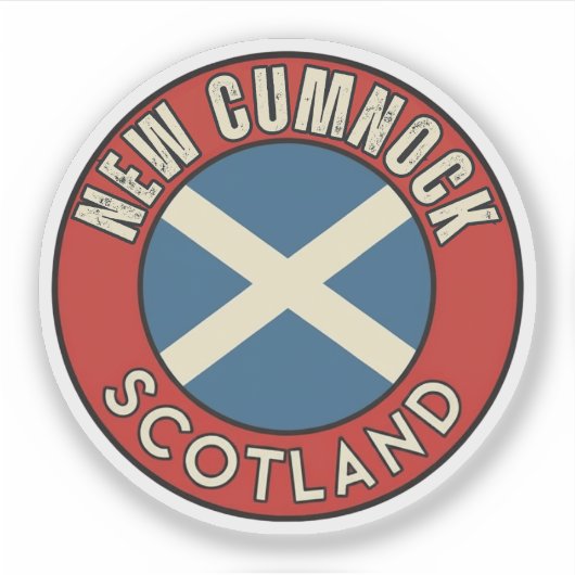 New Cumnock, Schottland Aufkleber (Vorderseite)