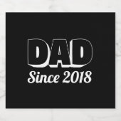 New Dad Bierflaschenetikett (Einzelnes Label)