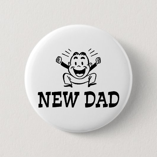 New Dad Button (Vorderseite)